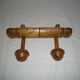 Art Deco wall coat rack