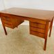 Vintage retro Danish mid-century teak desk by Bent Silberg Møbler 1960s