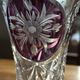 Bohemian crystal vase