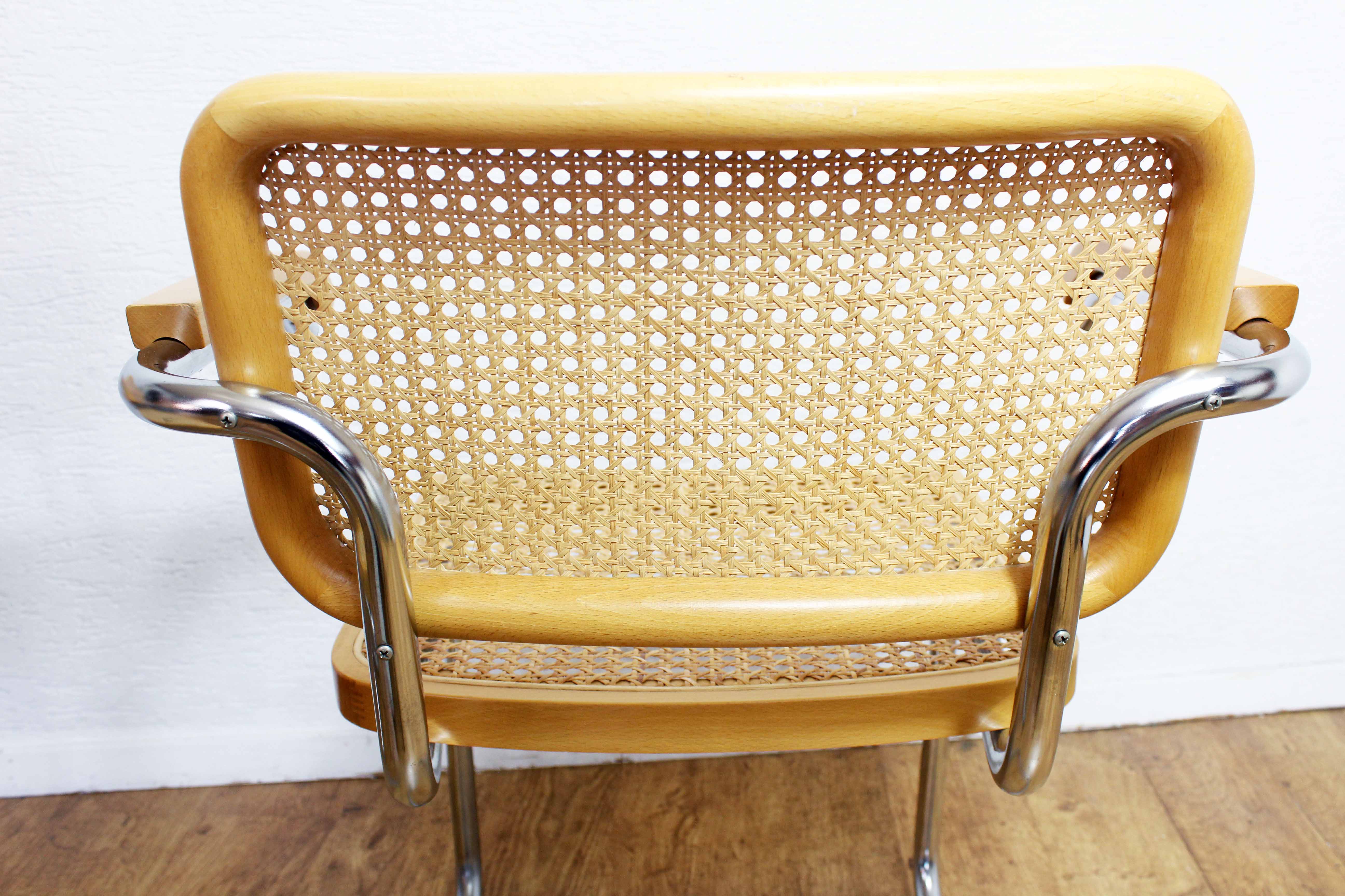 Pair of Marcel Breuer B64 chairs