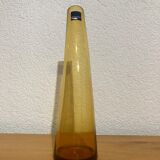 Vase à col plié jaune Leonardo