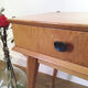 Vintage oak bedside table