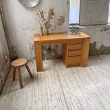 1970s pine desk