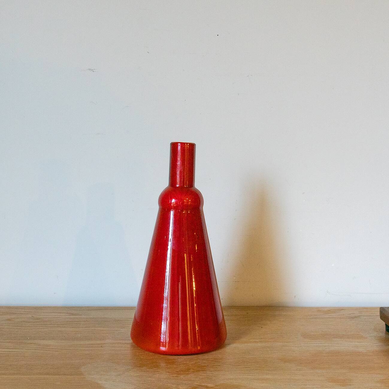 Blown glass carafe circa 1990