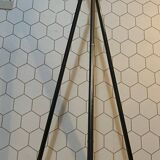 Lampadaire tripode métal année 80