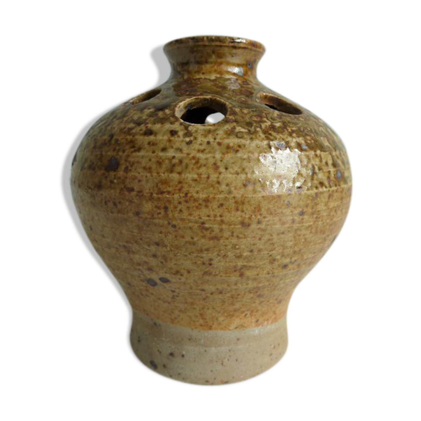 Vase enamelled sandstone