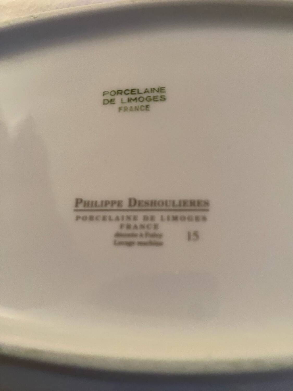 Small porcelain salad bowl