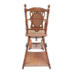 Antique high chair for baby and child