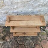 Vintage pine wall shelf