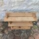 Vintage pine wall shelf