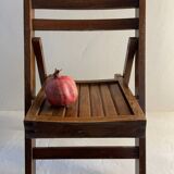Wooden folding chair for children