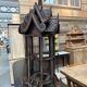 Handcrafted teak cage