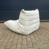 100% authentic Ligne Roset Togo 1-seater light beige leather '87