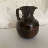 Handmade ceramic pitcher