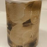 Four enameled ceramic cups Galerie Palissy in Vallauris