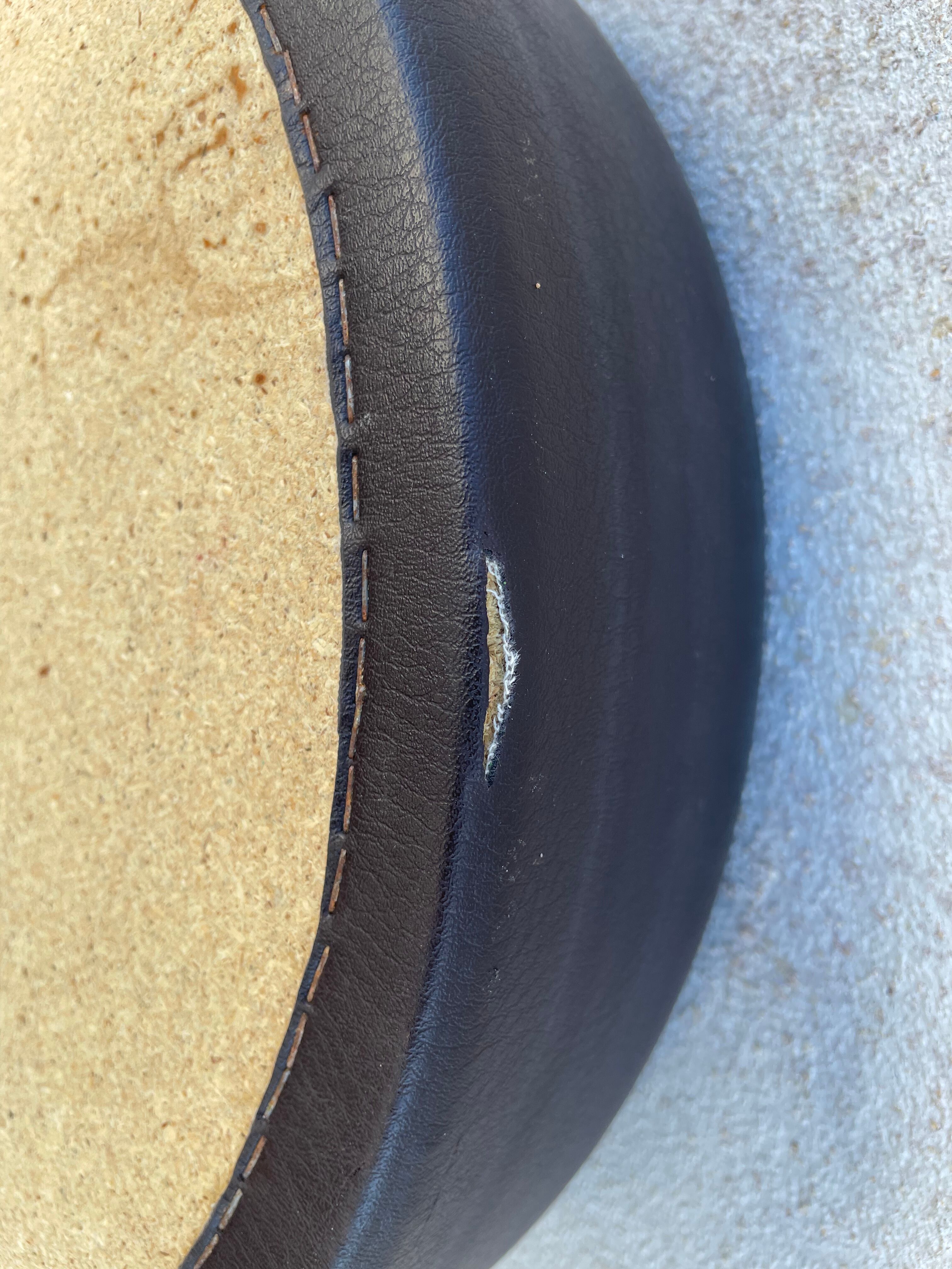 Stool ottoman foot tulip 70s