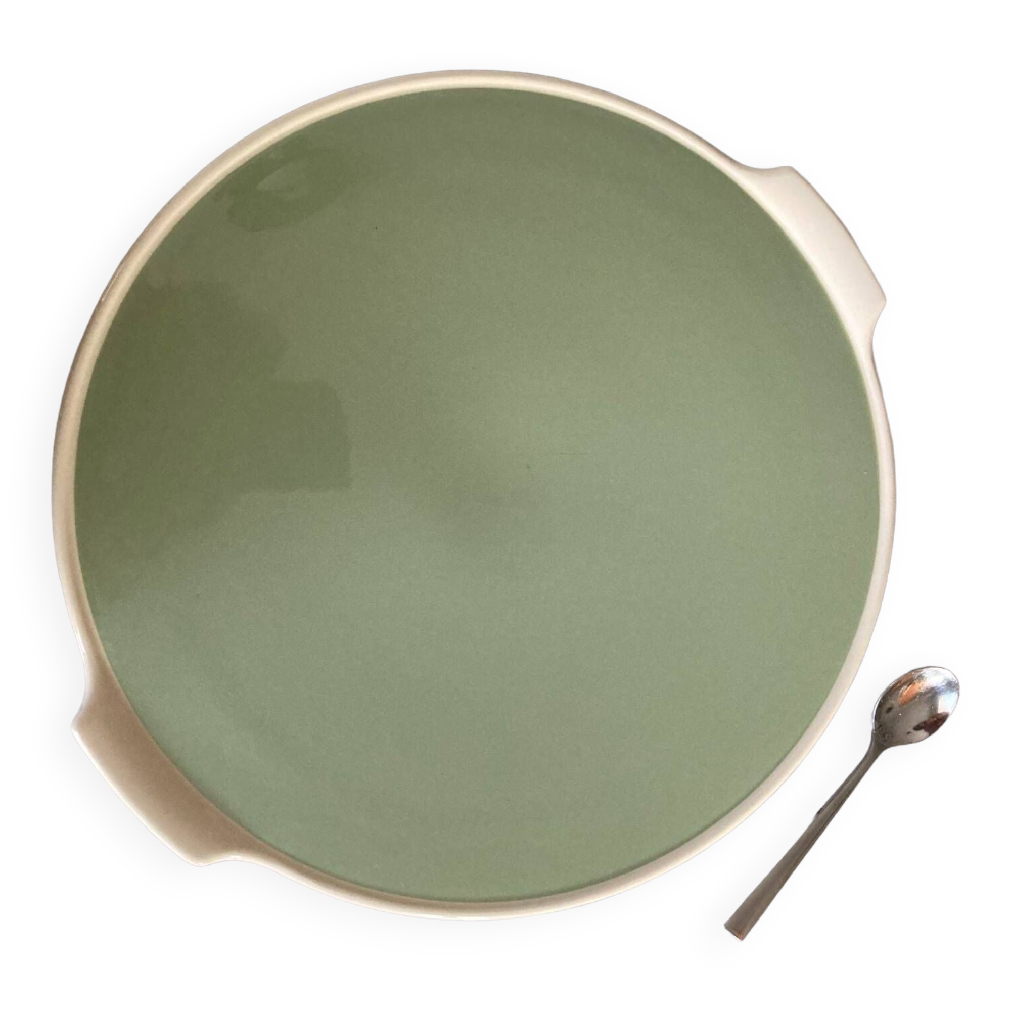 Vintage pie dish Villeroy and bosh Celadon green