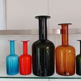 Set of 5 gulvase by otto brauer for holmegaard - denmark