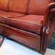 Leather club sofa