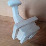 Patere SDB ceramique emaillée ep art deco