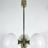 Kaiser chandelier with 9 arms in chrome, 1960s, Germany