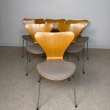 6 chairs Series 7 – Arne Jacobsen for Fritz Hansen