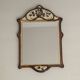 Majolika ceramic mirror, 1950-60