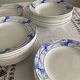 Service for 10 people in Saint-Amand earthenware from the 1930s