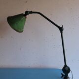 ELAUL articulated workshop lamp with clamp – 1930s/50s