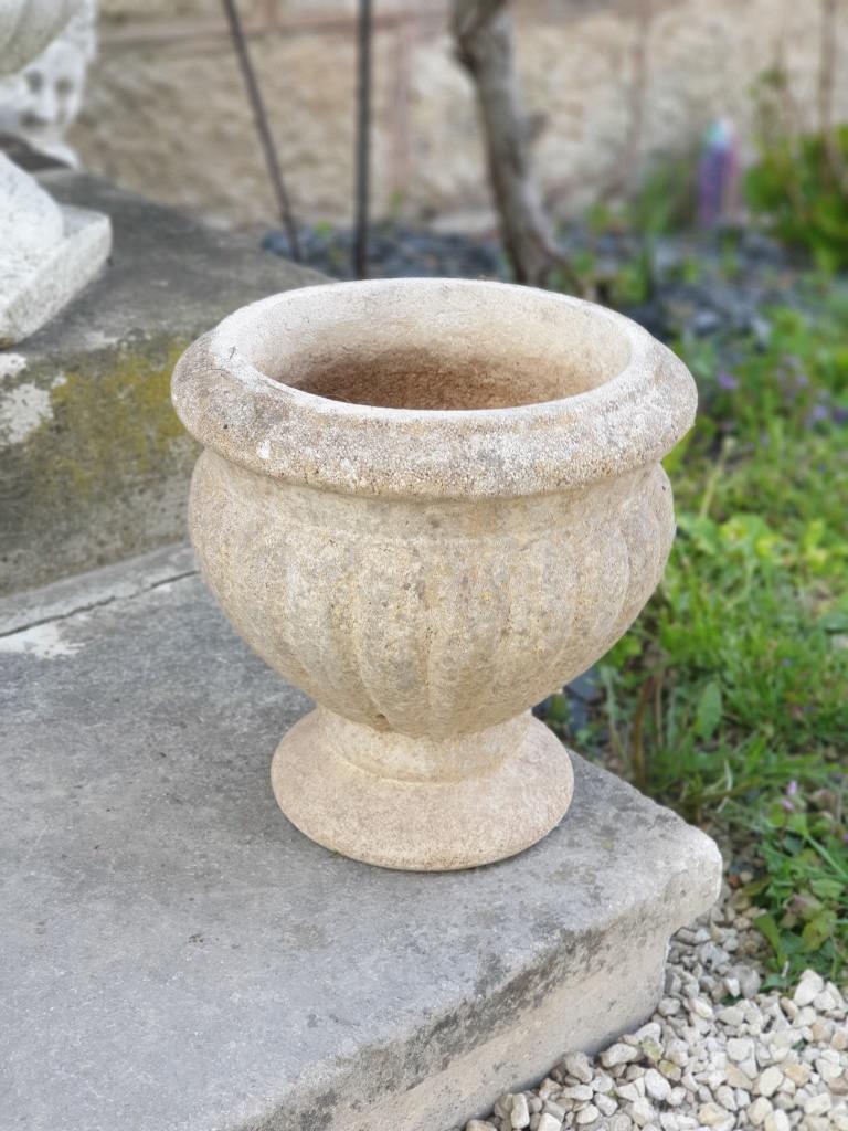 Medici vase in reconstructed stone