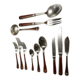 Lot 73 cutlery christofle model talisman lacquer of china color siena