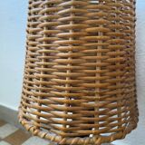 Lampes cep de vigne et rotin années 60 (X2)