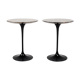Pair of pedestal tables by Eero Saarinen for Knoll International