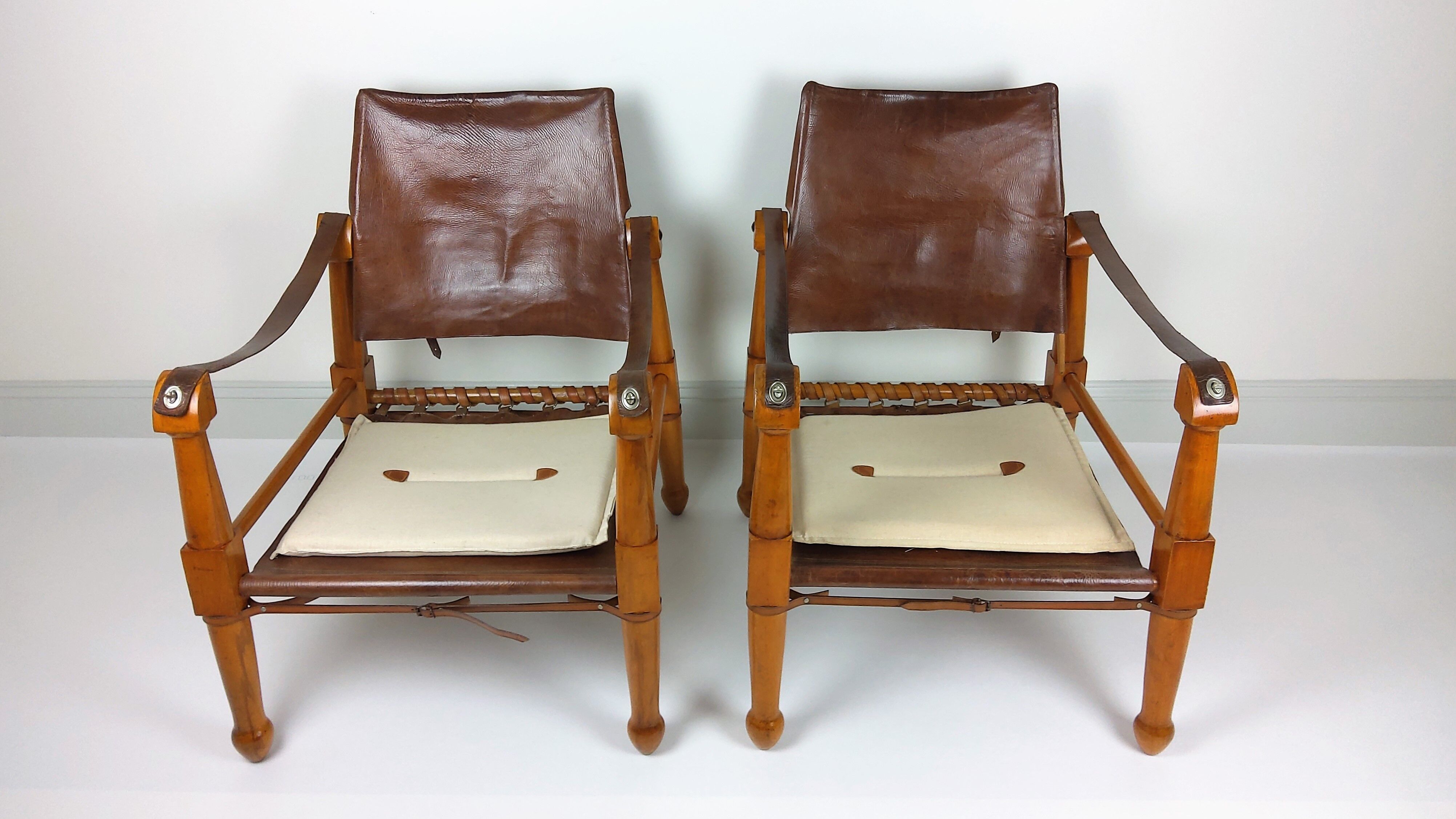 2 safari armchairs 1940