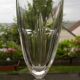 Set of 6 arques crystal champagne flutes. bergamo model.