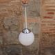 White globe suspension