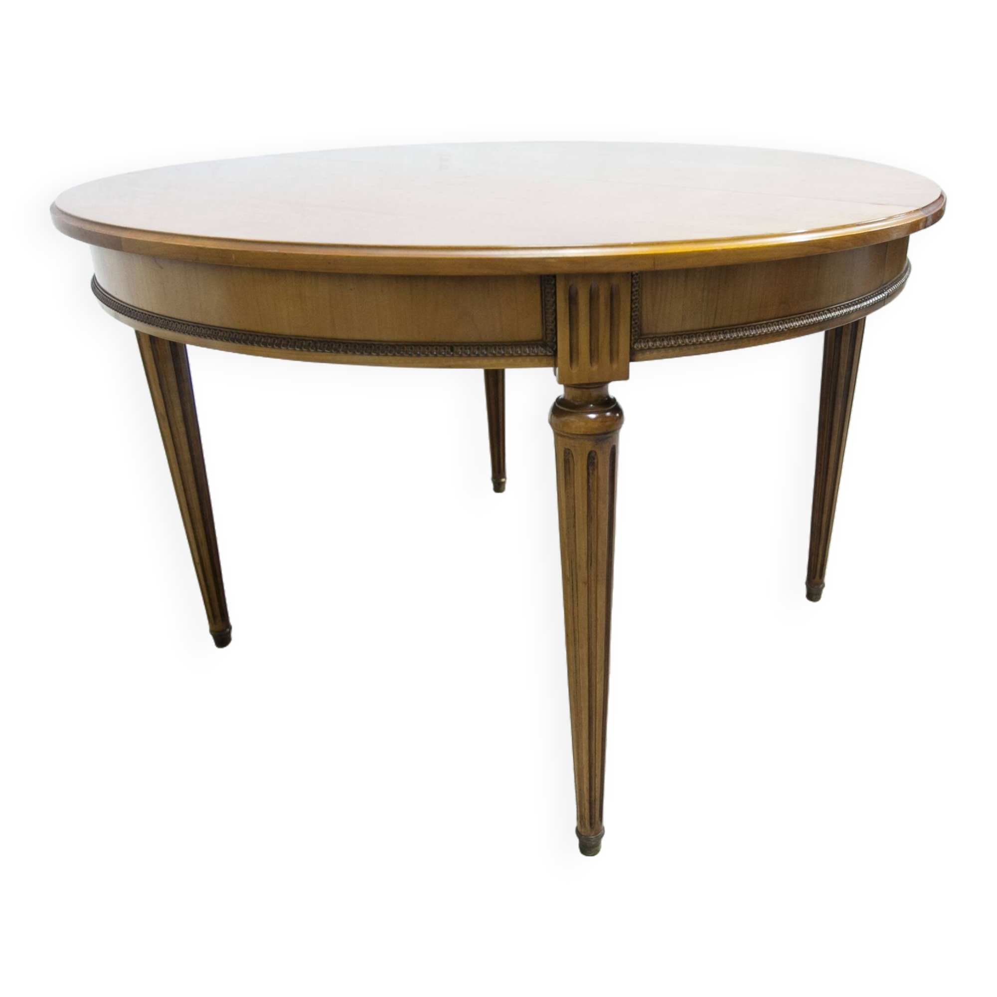 Louis XV round table + 3 extensions 115 cm max 2m50
