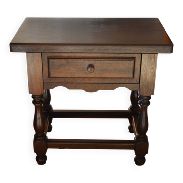 Nightstand in solid oak, 59x37x57cm
