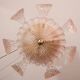 Pink Art Decò Barovier e Toso Chandelier, Murano Glass, 1950s