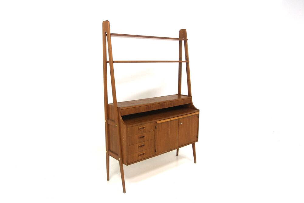 Scandinavian teak secretary, Sweden, 1960
