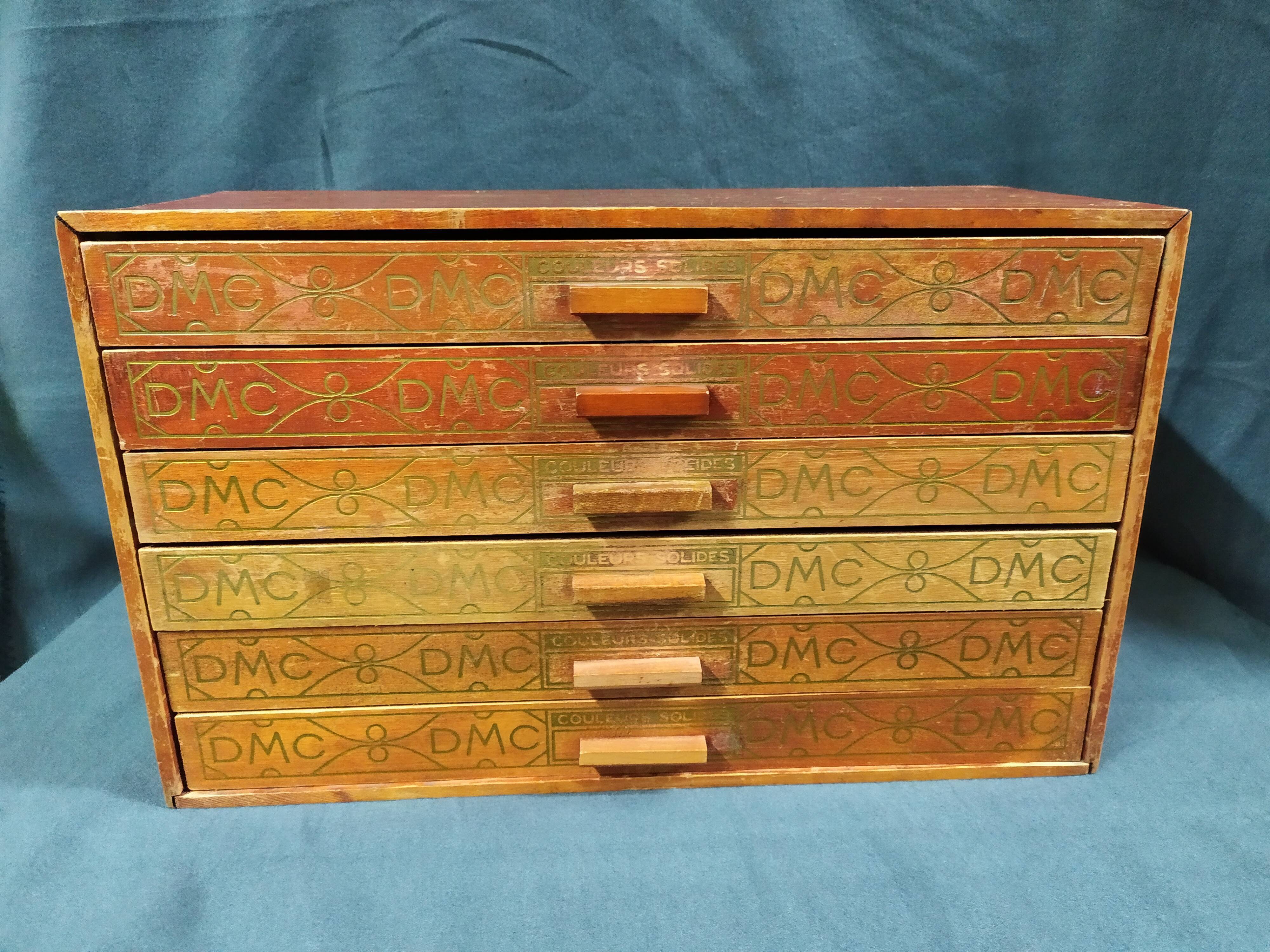 Haberdashery furniture dmc wood sewing