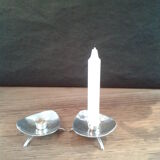 Pair of danish candlesticks