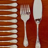 Christofle Marly fish cutlery and serving set with box, new condition