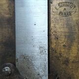 Empire style chest of drawers in lacquer, bronze and marble. Nineteenth century.