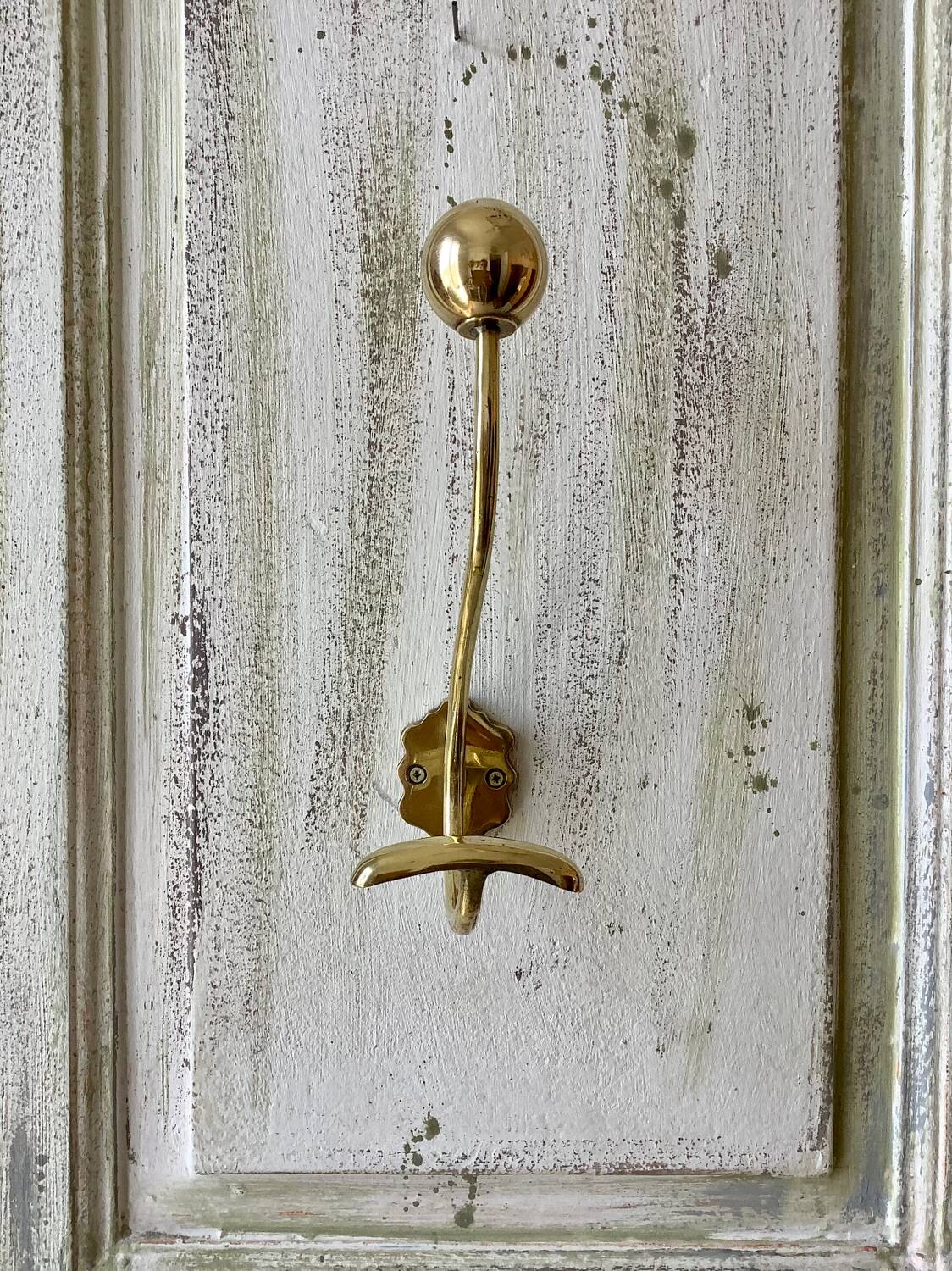 Brass coat rack or coat hook