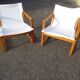 Paire de fauteuils style scandinave, années 70-80