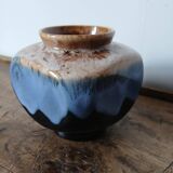 Glazed terracotta vase