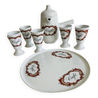 Limoges porcelain coffee service