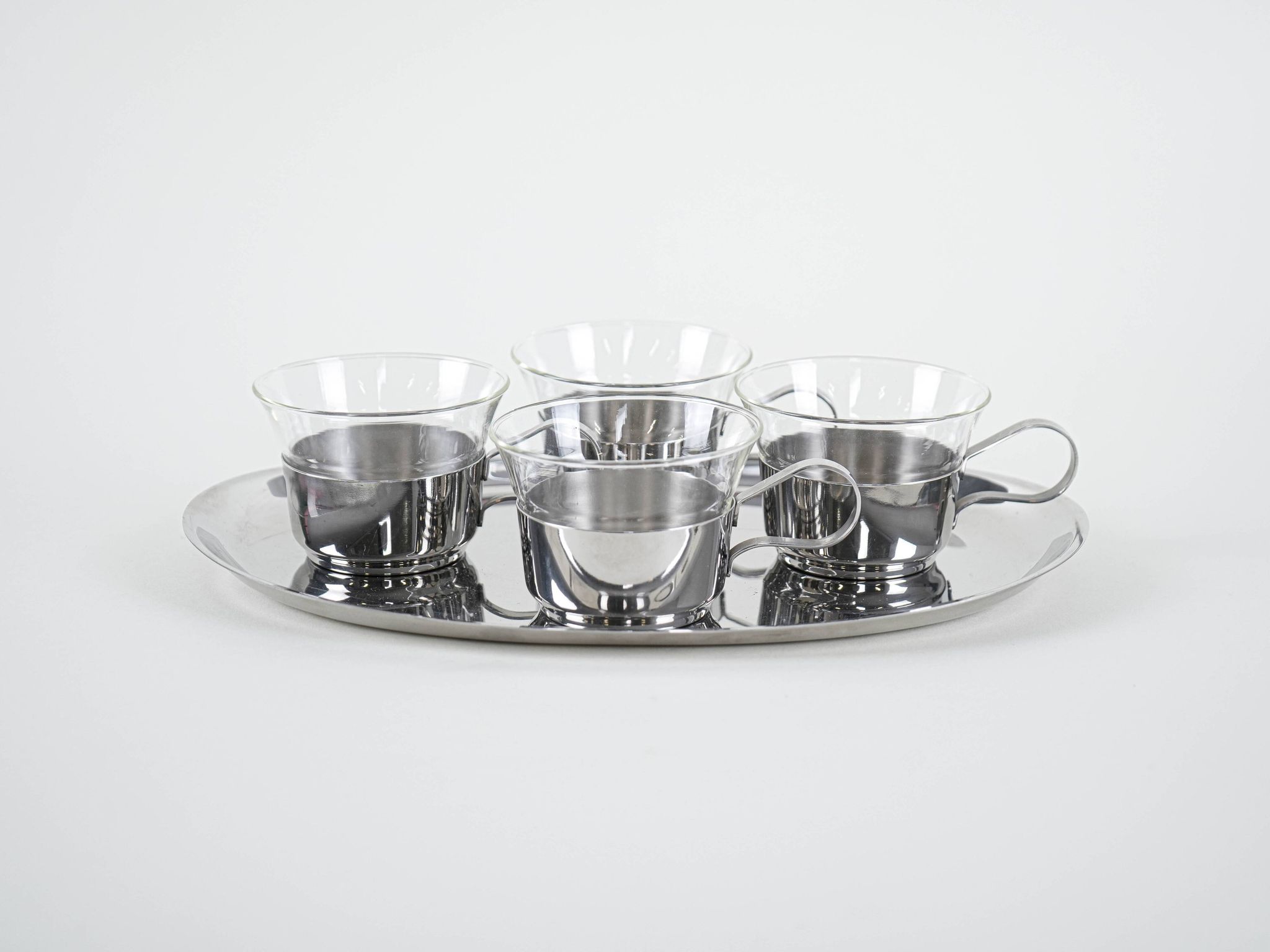 Serving set, Italian design, 1970s, made in Italy
