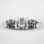 Serving set, Italian design, 1970s, made in Italy
